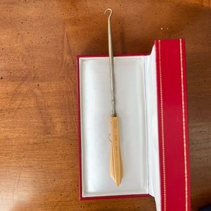 French “Luerte” Celluloid Victorian Shoe Button Hook